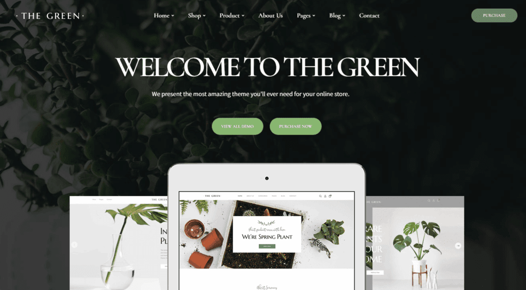 The Green – Houseplants & Gardening WordPress Theme