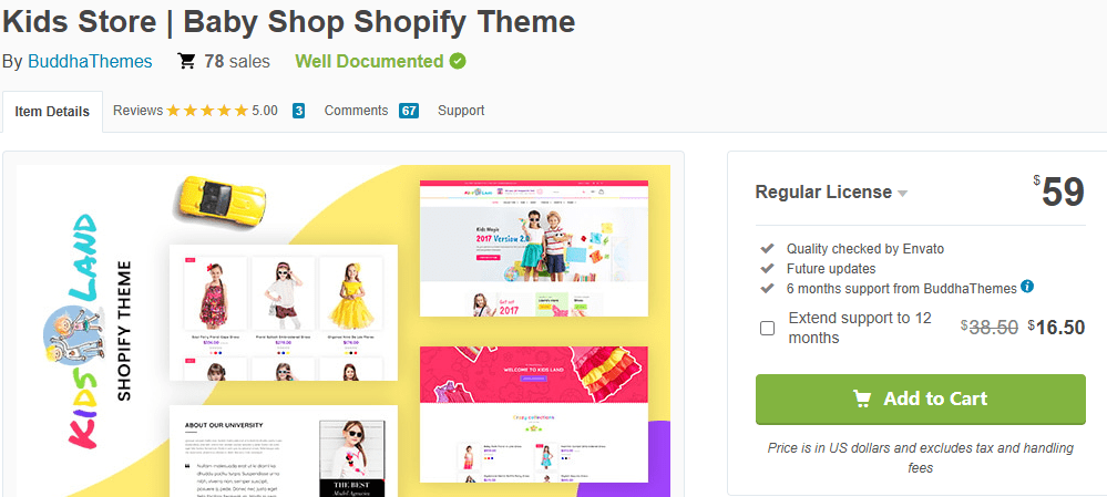 Recommendations by Use Case-Enhanced Navigation Focus — Kids Store