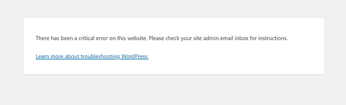 How to Solve WordPress Critical Error Fast