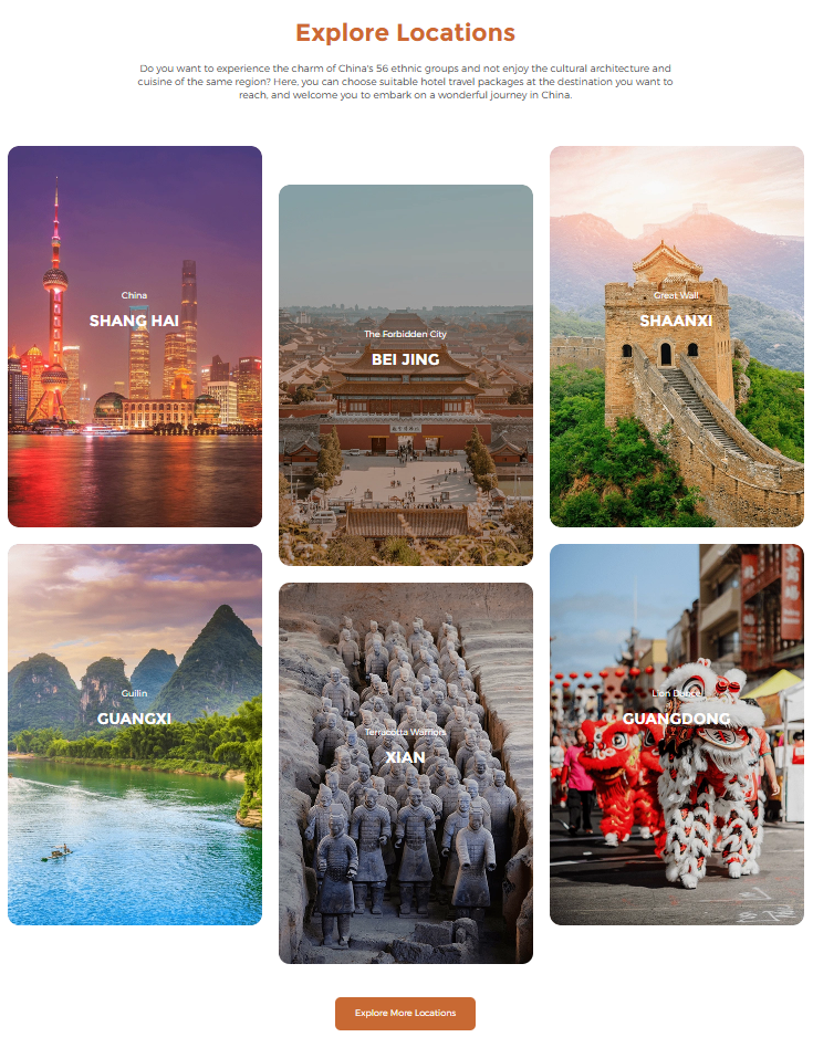 Ueeshop Website Build for Travel eCommerce Success-Website Construction Process-Visual Content Balance