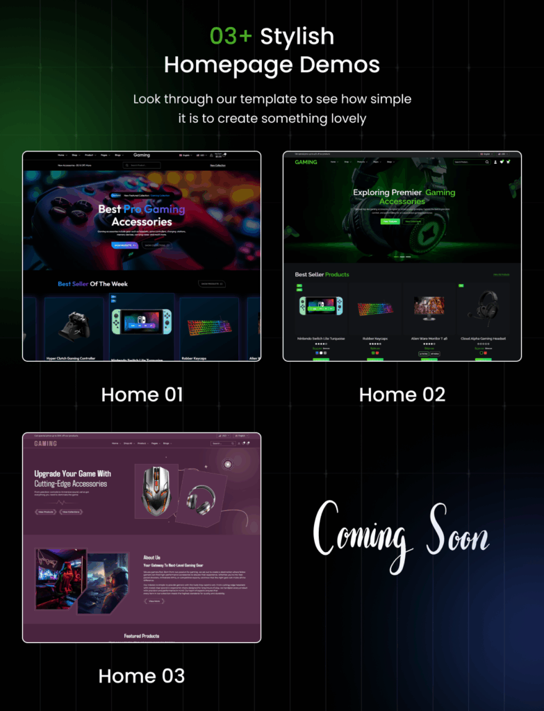 Gaming Shopify Theme-Best Shopify Entertainment Themes Compared
