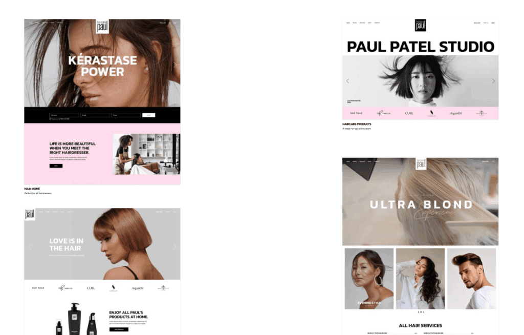 PaulHair – Hair Salon & Hairdresser Theme