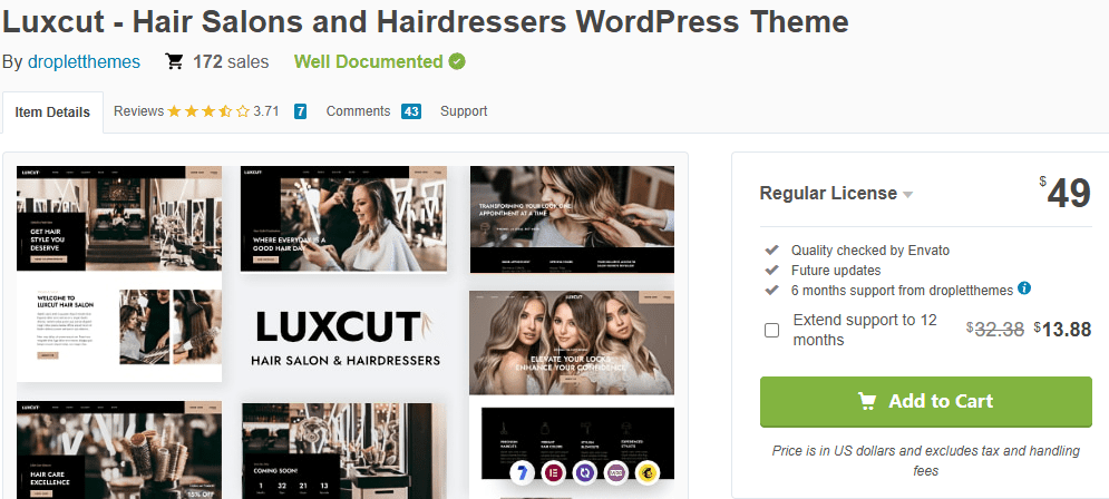 Luxcut – Hair Salons & Hairdressers Theme-Top WordPress Themes for Hairdressers and Salons