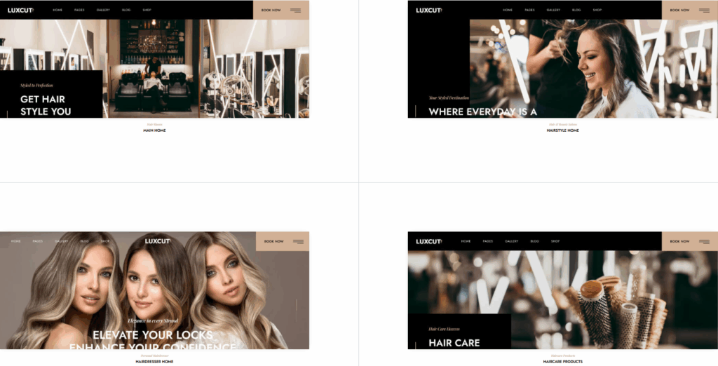 Luxcut – Hair Salons & Hairdressers Theme