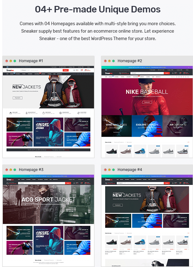 Sneaker – Shoes Theme for WooCommerce WordPress