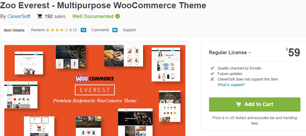 Zoo Everest – Multipurpose WooCommerce Theme-Best WordPress Themes for Shoe E-commerce Stores