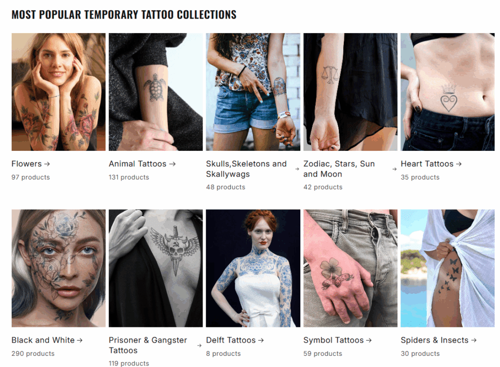 How TattooedNow! Got a Winning Shopify Website-The Design Process: Creating a Functional and Beautiful Website-Wireframing and Layout Design