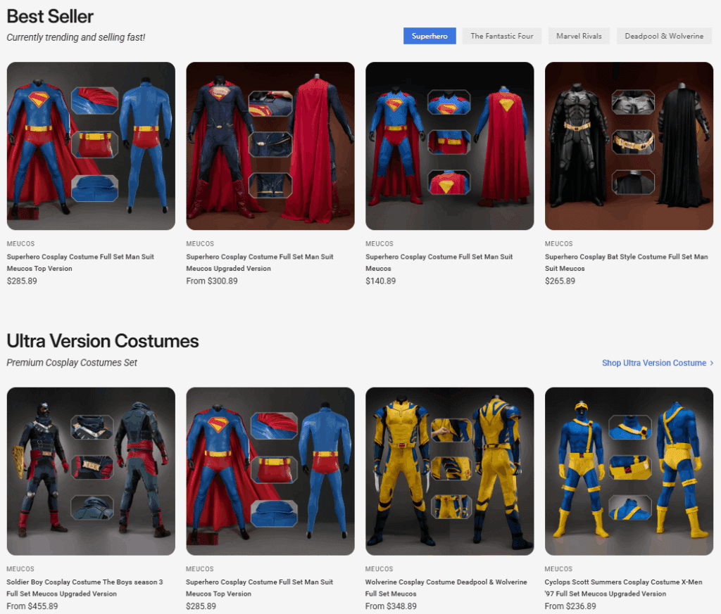 Building the Meucos WordPress eCommerce Website-Designing Pages That Inspire-Product Showcases