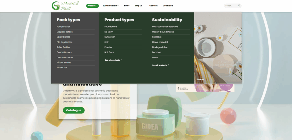 Gidea PAC WordPress Website Build Case Study-Key Design Decisions-Navigation and User Flow