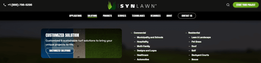 SYNLawn Shopify Website Build Case Study-Design Process and Strategy-User Journey Mapping