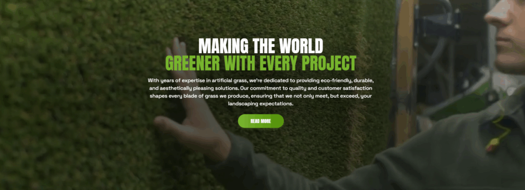 SYNLawn Shopify Website Build Case Study-Results of the Shopify Website Build-Unified Brand Storytelling