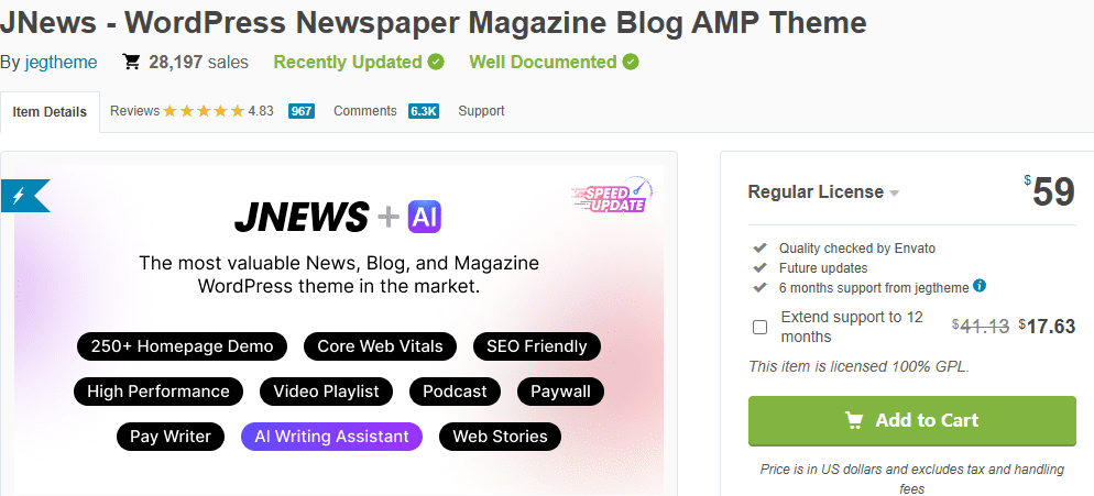 JNews Theme-Best WordPress Themes for Blogs & Magazines