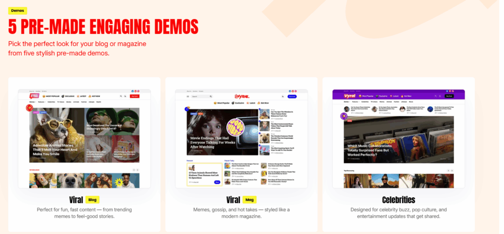 Vyral Blog & Magazine Theme-Best WordPress Blog & Magazine Themes