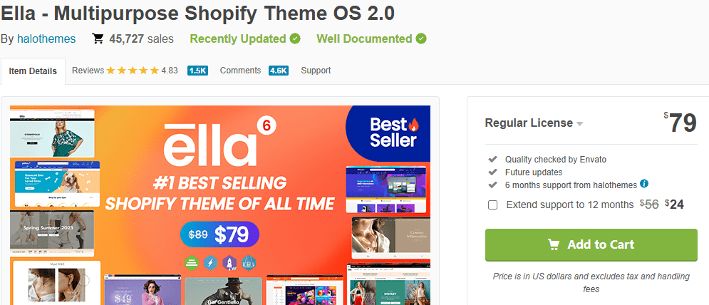 Ella – Multipurpose Shopify Theme
