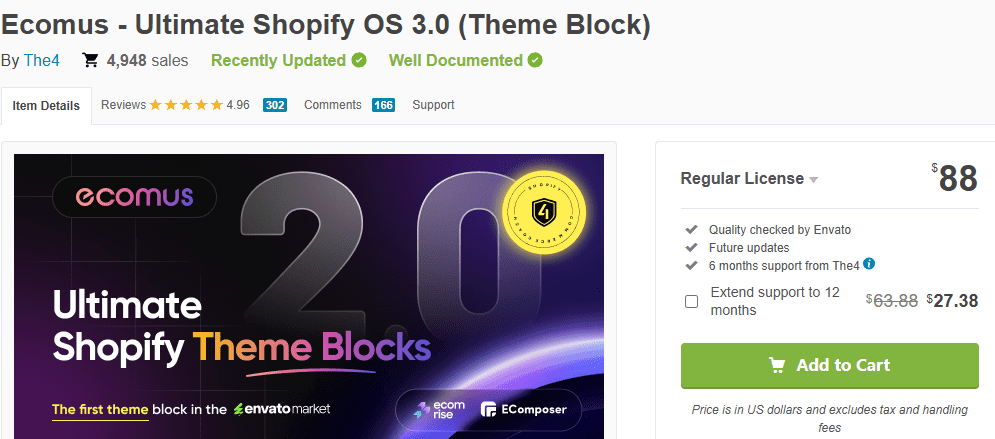 Ecomus – Ultimate Shopify OS 2.0 Theme