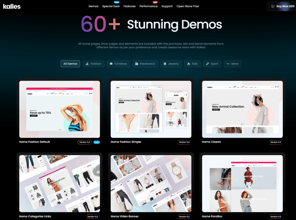 Best Shopify Themes 2025 for eCommerce-Kalles – Clean Versatile Shopify Theme
