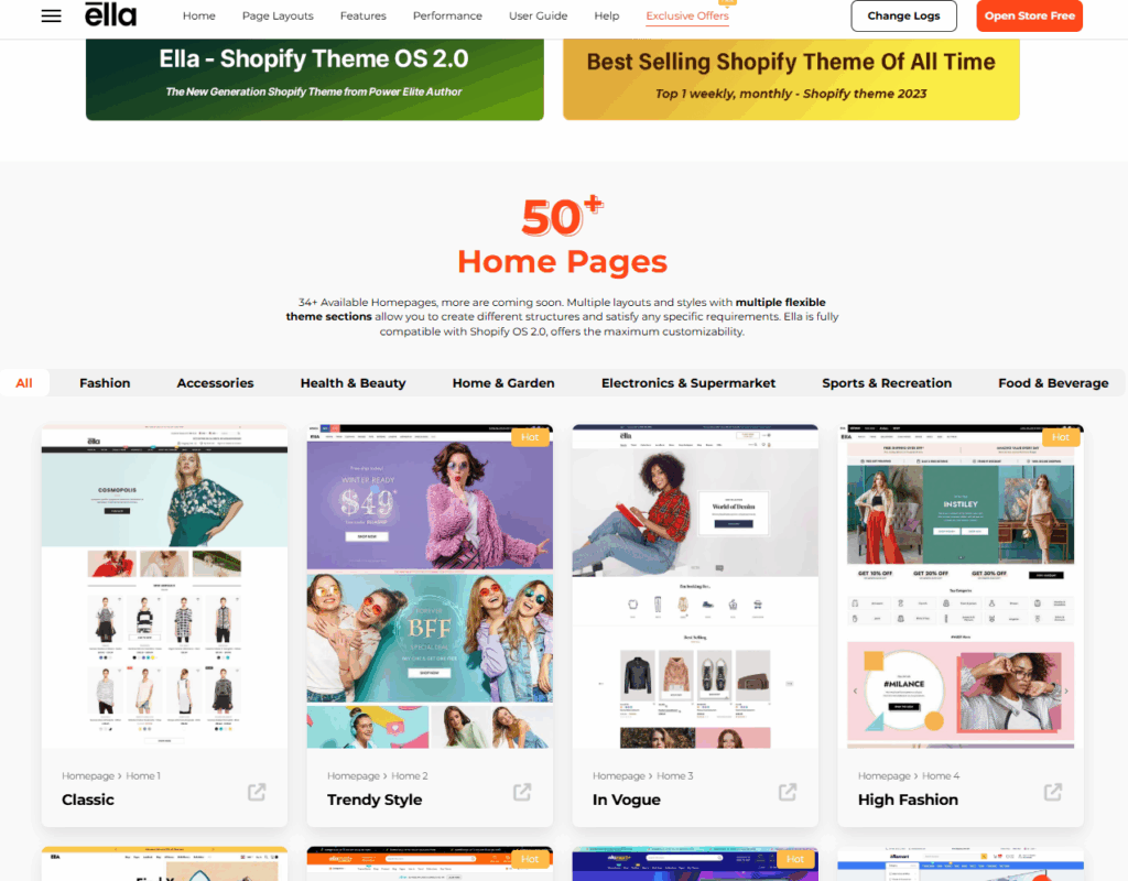 Best Shopify Themes 2025 for eCommerce-Ella – Multipurpose Shopify Theme