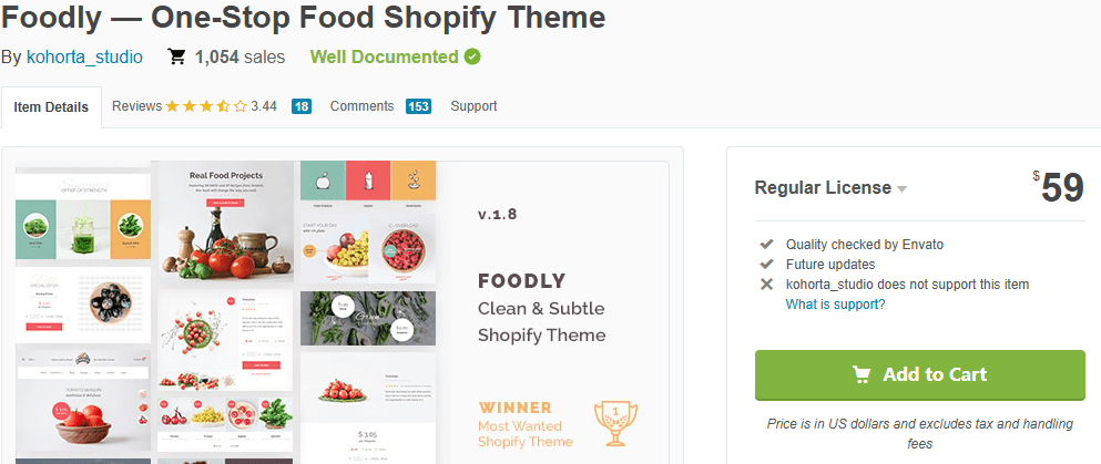 Foodly Grocery Theme