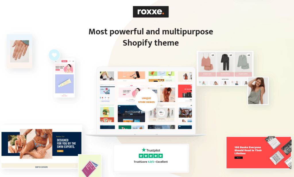 Roxxe Responsive Multipurpose Theme-Best Shopify Themes for Health and Beauty Stores