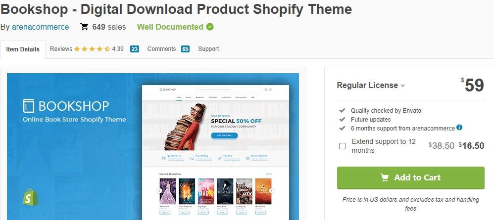 Bookshop Shopify Theme