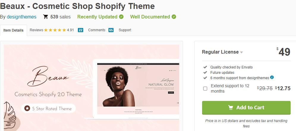 Beaux Shopify Theme