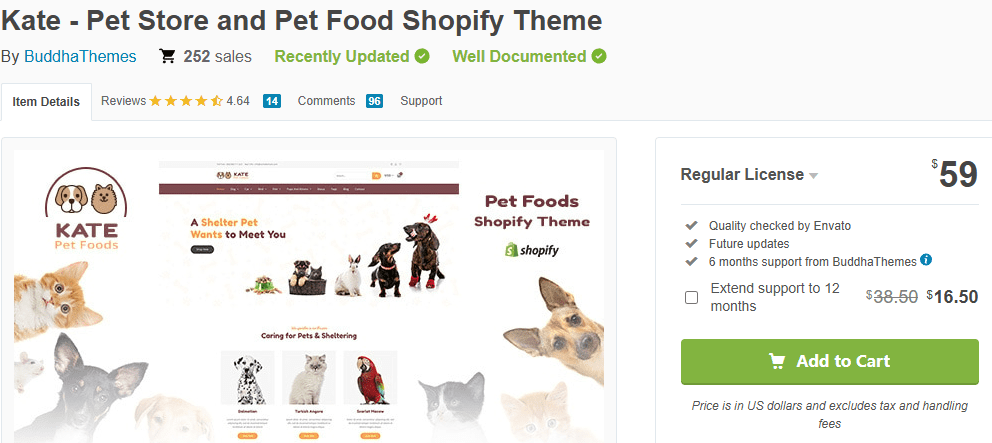 Kate Dog & Pets Shopify Theme