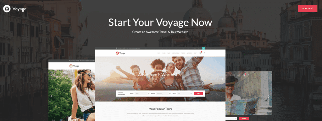 Voyage – Modern Travel Tour Booking Theme