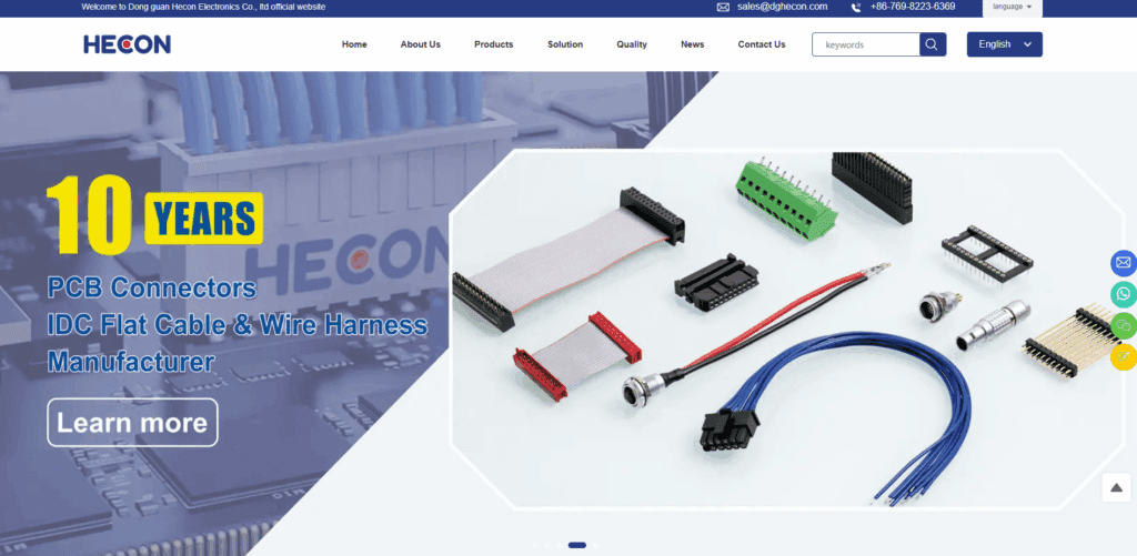 HECON WordPress Website Design Case Study-Our Approach to WordPress Website Construction-Website Structure and Navigation