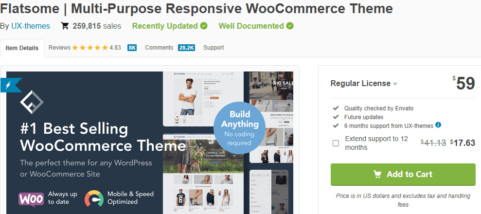 Flatsome | Multi-Purpose Responsive WooCommerce Theme