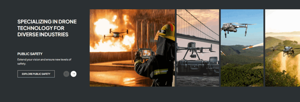 Drone Nerds Shopify Website Construction Case Study-Industry-Specific Solutions: Expanding Relevance