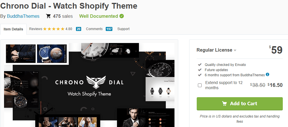 Chrona Dial – Watch Shopify Theme