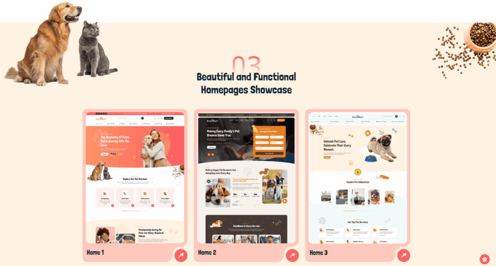 SweetHeart – Pet Care & Pet Shop Theme