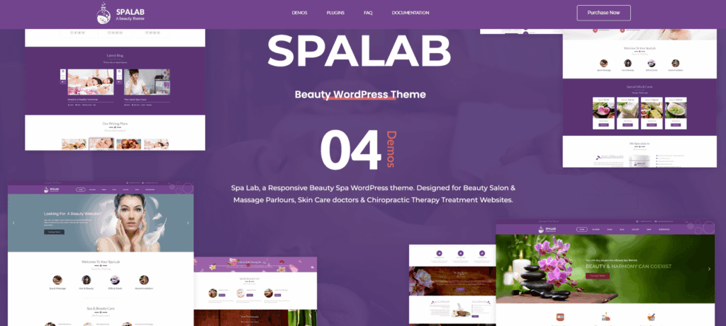 Spa Lab – Beauty & Spa WordPress Theme