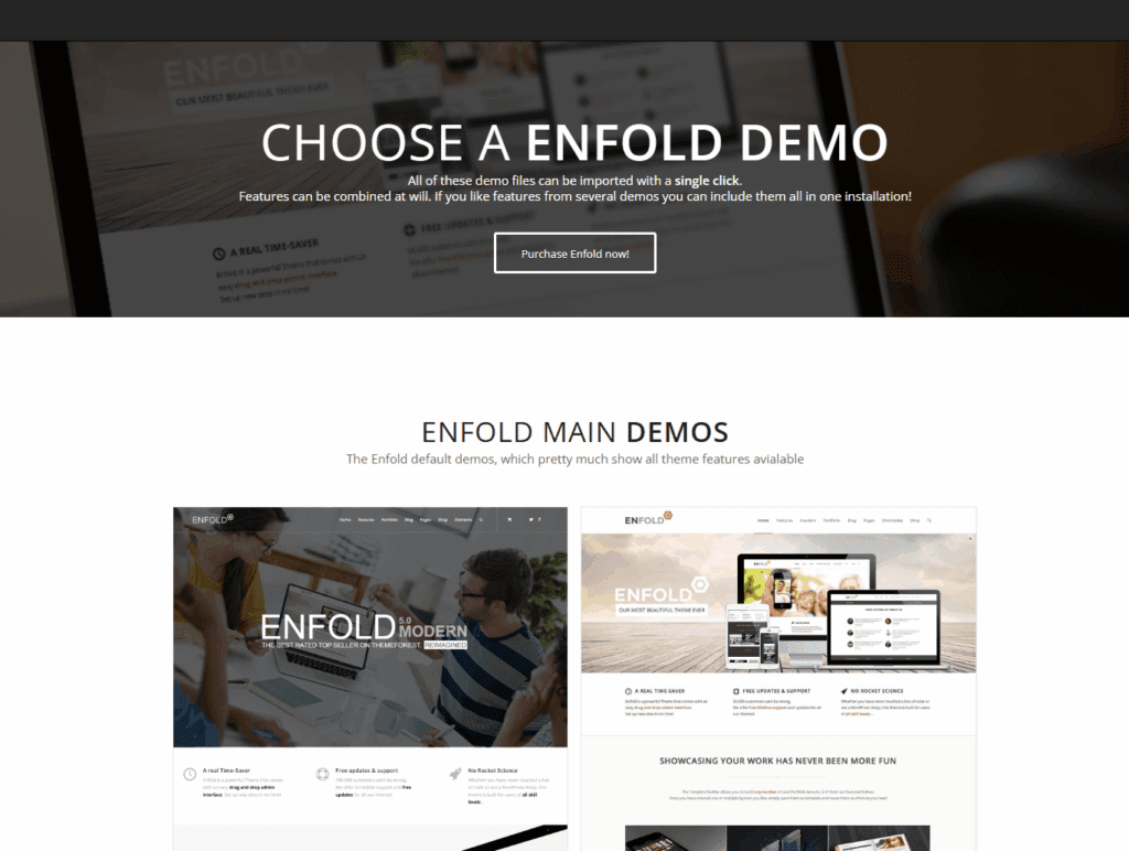 Top WordPress Themes for Business Websites-Enfold - User-Friendly and Reliable