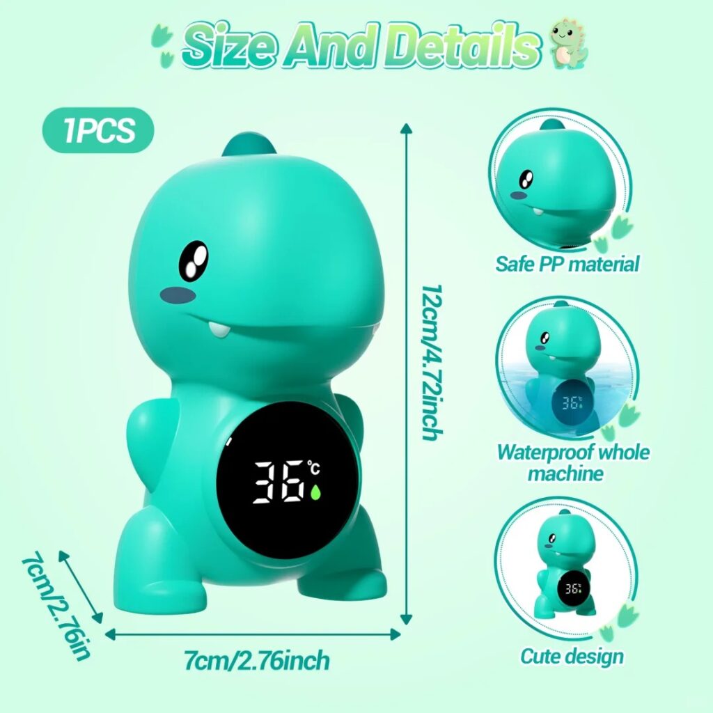 Amazon Main Image Design for Baby Water Thermometer-Size and Details – Clarity Meets Character