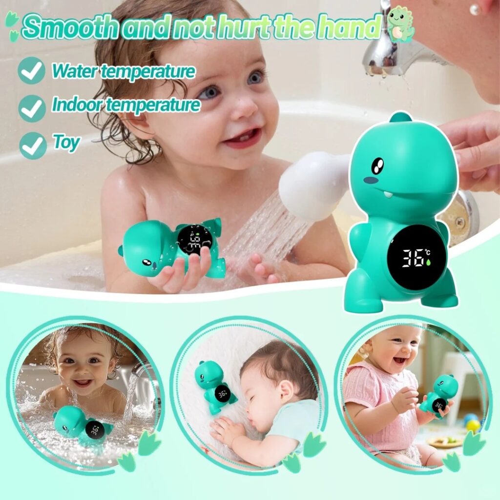 Amazon Main Image Design for Baby Water Thermometer-Smooth and Not Hurt the Hand – Emotional Storytelling