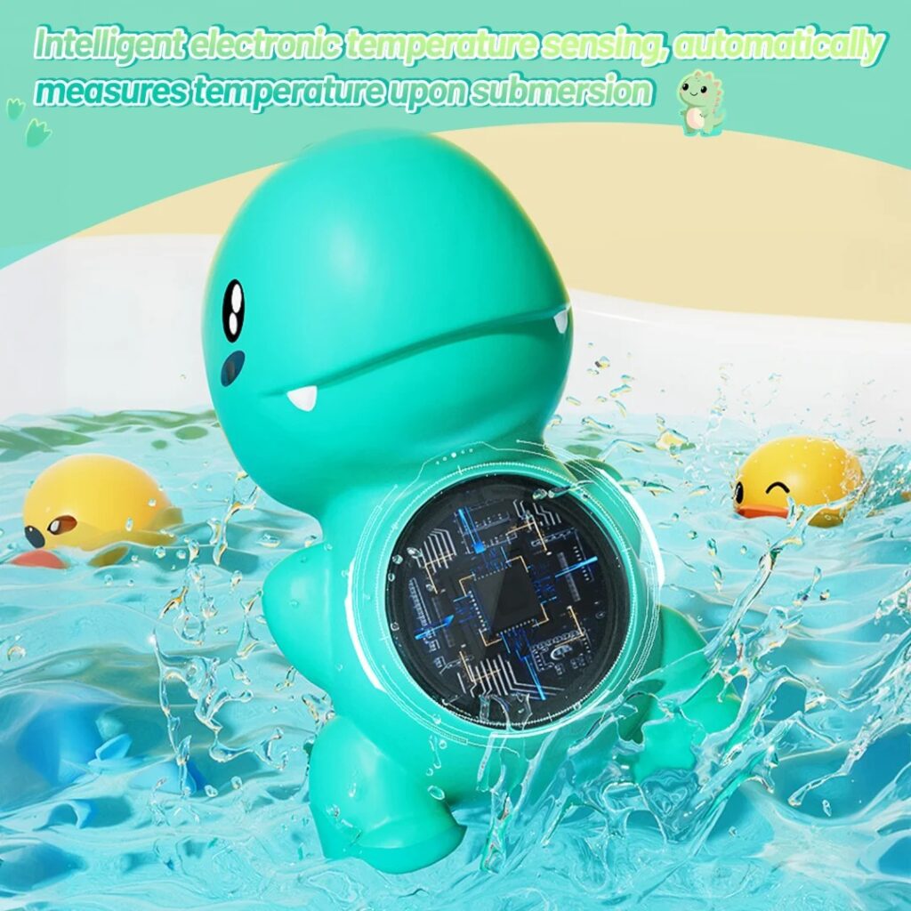 Amazon Main Image Design for Baby Water Thermometer-Intelligent Temperature Sensing – Technology in Action