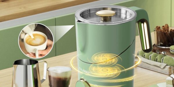 ☕ Premium Milk Frother for Barista-Style Drinks  8-in-1 Coffee Maker for Home (4)