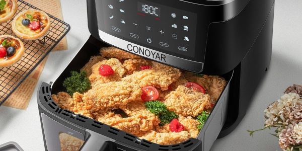 🔥 We designed this stunning Amazon main image for our client’s CONOYAR Air Fryer (8)